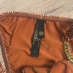 Vix Gold and Brown Bikini with Textured Print Small Photo 4