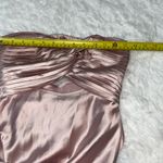 Princess Polly  strapless pink mini silky dress twisted bus woman’s size 4 Photo 9