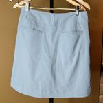 Nike  Fit Dry Golf Tennis Sport Light Gray Preppy Side Zip Classic Skort Size 4 Photo 3