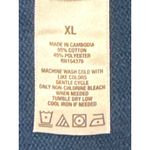 Aéropostale Argyle Cropped Cardigan XL Navy Blue Preppy Knit Button Front Photo 6