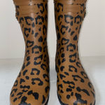 Hunter  Tan and Black Animal Print Boots Photo 0