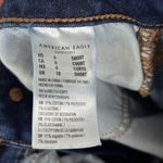 American Eagle Super Hi-Rise Jegging 6 SHORT Distressed Dark Wash Photo 1