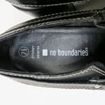 No Boundaries Vintage 90s  Black Heeled Loafers - Stormy Photo 11