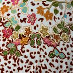 Vertigo Paris  White Sweater with Orange and Brown Accents Photo 7