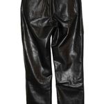Abercrombie & Fitch 90s Straight Ultra High Rise Black Vegan Leather Size 27 4 S Photo 1