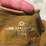Aerie  Offline Velour Set Gold Tan Sports Bra Leggings L/XL Photo 8