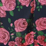 NWT Lulus Bloom to Perfection Navy Blue Floral Jacquard Mini Dress M Pink Size M Photo 6