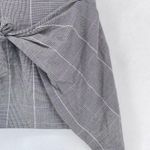 Who What Wear Plaid Mini Skirt Size 2 Preppy Asymmetrical Bow Tie Waist Stretch Photo 4