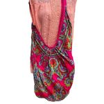 Hippie Festival Boho Shoulder Paisley Colorful Bag Double Straps Unisex Large Red Photo 2