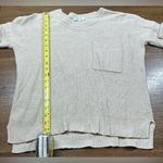 Madewell  Women’s Size XS Thompson Pocket Pullover Sweater Cream Knit Crewneck Photo 4