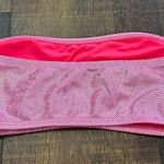 Dippin' Daisy's Dippin Daisy Metallic Pink Bandeau Bikini Swim Top Women’s Medium Photo 4