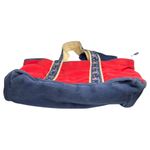 Joe Boxer  red blue apples stars teacher shoulder bag patriotic tote school VTG Photo 2