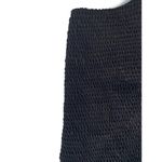 Tori Praver Swimwear Krishna Black Smocked One Piece Strappy Swimsuit NWOT Large Photo 2