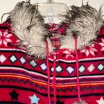 Holiday Time women’s small faux fur trim union suit Photo 2