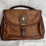 Carryland USA Faux Croc Satchel Purse Vintage Brown Photo 14