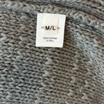 NWT Wol hide Stone Vest Tank Woman M/L Gray Knit Top Pima Cotton Linen Cozy Size L Photo 13