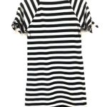 Michael Michael Kors Striped T Shirt Dress Black Photo 2