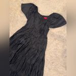 NWOT STAUD Corsica Black Plunging Tiered Maxi Dress sz XS Photo 1