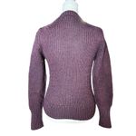 Club Monaco  wool alpaca blend eggplant sweater size Xs Photo 4
