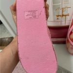 Bebe Pink and Red Tie-Dye Sandals Photo 3