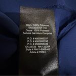 Babaton Reuben Navy Tie Neck Long Sleeve Shift Dress Size Small Photo 10