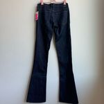 MOTHER Denim NWT  Runaway Midnight Storm Dark Wash Solid Flare Crop Flare Size 26 Photo 5