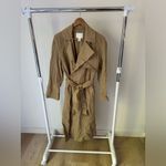 H&M $85‎ NWOT  Beige Trench Coat Size XS Photo 1