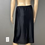 Vintage Lovable Half Slip Skirt 4" Wide Lace Ultra High Slit Black Size Medium Photo 5