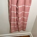 BeachLunchLounge Pull On Wide Leg Pant Pink White Tie Dye XL Photo 6