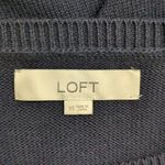 Loft Navy Whale Embroidered Crewneck Long Sleeve Knit Cotton Sweater Size XS Photo 3