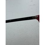 Diane Von Furstenberg Diane Von Furstenburg Subtle Cat-Eye Rectangle Frame Graphic Temple Eyeglasses Photo 3