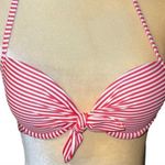 Aerie  red and white striped padded bikini top! Photo 2