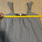 The Nines By Hatch Sz Large Black Plaid Maternity Ruffled Coastal Cowgirl Dress Photo 5