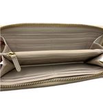 Michael Kors Signature Cream Brown Zip Around Wallet Photo 4