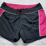 The North Face Women's Black Pink Shorts Size 8 Summer Drawstring Pocket Photo 0