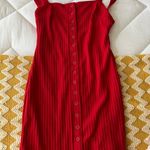 Sabo Skirt Red Ribbed Bodycon Dress Photo 4