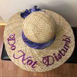 Vacation Beach Floppy Hat Do Not Disturb Photo 3