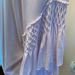 Chelsea &Theodore White Short sleeve Top with. Sleeves Size M Photo 5