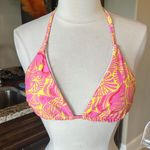 String Bikini Set Pink Yellow Tropical Size undefined Photo 6
