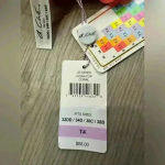 A.CHE NWT Women’s Viona Top Coral Swimsuit Bikini Top Size 32DD,‎ 34D, 36C, 38B Pink Photo 5