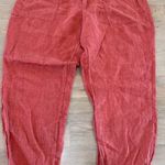 Athleta retreat linen jogger soft persimmon size 12 Photo 4