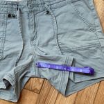 prAna Khaki Beige Hiking Outdoors Drawstring Waist Shorts size 6 Photo 9