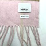 Burberry The Classic Check Cashmere Scarf Alabaster Pink Photo 2