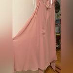 Azazie  Everett Bridesmaid Dress Dusty Rose Size A4 Pink Chiffon Photo 5