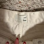 Aritzia Wilfred Free High Rise Cuffed Denim Shorts Off White Bone- Size 8 Photo 4