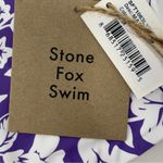 Stone Fox Swim Stone Fox Mase Tankini Swim Top In Kauai Purple White Tropical Modest Size L Photo 10