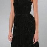 Marc by Marc Jacobs Black Velvet Silk Cocktail Mini Dress - Size 2 Photo 0