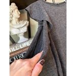 ZARA Knit Ruffle Cold Shoulder Sweater Gray Womens Size Small Photo 5
