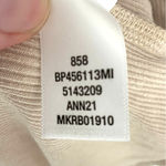 Nordstrom BP x  | NWT | Medium | Fitted Slit Long Sleeve Rib Dress In Tan Boulder Photo 5