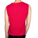 Vintage Capacity women’s Festive Red and Black Women's Sweater Vest size M Size M Photo 3